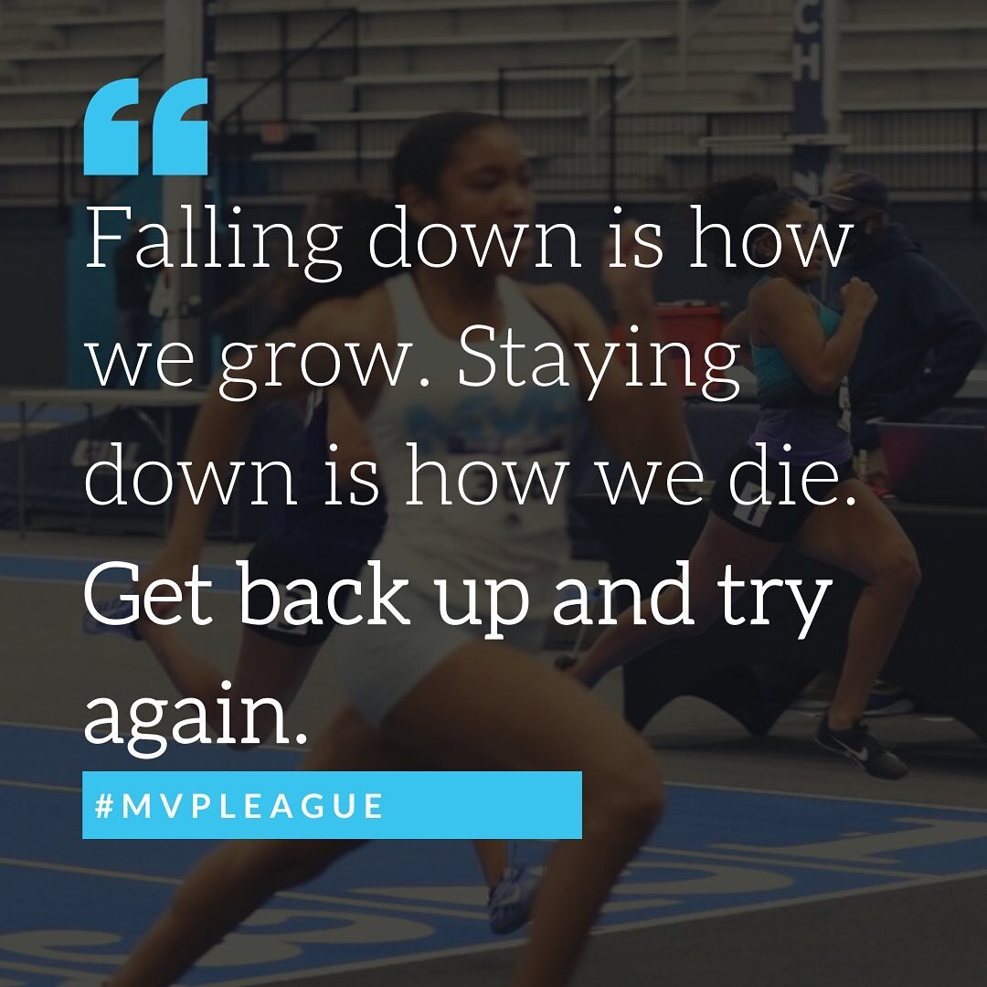 Don&rsquo;t stay down. #ThisIsTheWay
_____
#MVPLEAGUE #QuarterMilerAcademy  #MVPFlightSchool #CarryTheShield